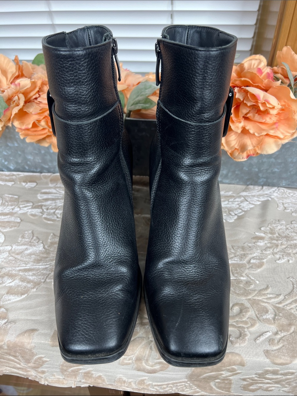 Paul Green  Nirvana Black Leather Boot  Women’s Size US 8.5 UK 6 - Picture 3 of 15
